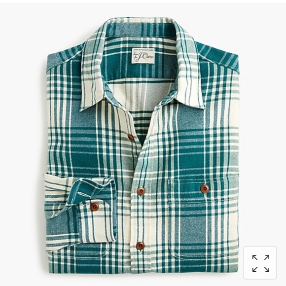 J. Crew Other - J. crew flannel shirt green plaid